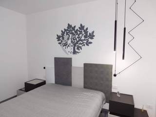 ABITAZIONE PRIVATA - 5, LAS - Laser Art Style LAS - Laser Art Style Minimalistische Schlafzimmer MDF