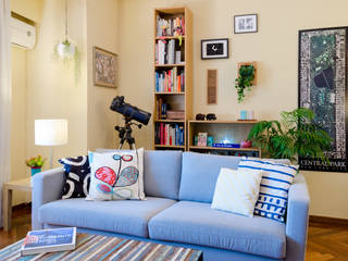 Destaca tu personalidad _ Diseño de interiores , Luciane Gesualdi | arquitectura y diseño Luciane Gesualdi | arquitectura y diseño Eclectic style living room Multicolored