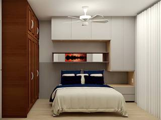 Projeto Interiores Apartamento Antigo, SCK Arquitetos SCK Arquitetos Tropical style bedroom