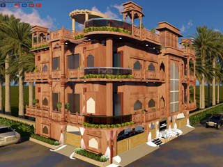 Heritage style Residense in Red Stone, High Rise Architects High Rise Architects Modern Houses