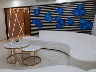 "Interiors that reflect your style" 4BHK Interior designer, Ahmedabad , Monoceros Interarch Solutions Monoceros Interarch Solutions Гостиная в стиле минимализм