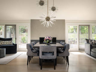 Contemporary Soundview Home, Annette Jaffe Interiors Annette Jaffe Interiors Moderne Esszimmer