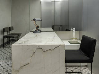 Clínica de Odontologia D.C., SAINZ arquitetura SAINZ arquitetura Commercial spaces Marble White