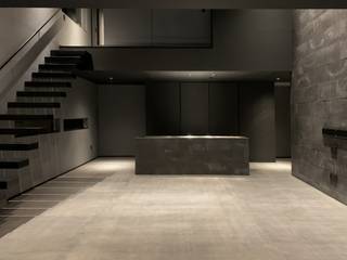 クリエイティブに暮らす, TKD-ARCHITECT TKD-ARCHITECT Cocinas de estilo moderno Concreto Negro