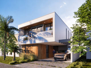 Residência JC, 42 42 Casas modernas: Ideas, diseños y decoración
