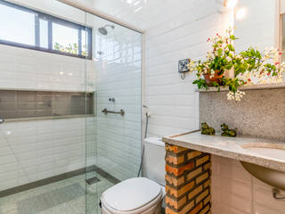 Casa RN '2019, Manuela Castro Arquitetura Manuela Castro Arquitetura Rustic style bathroom