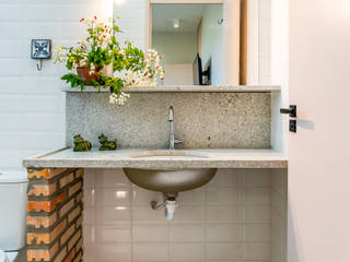 Casa RN '2019, Manuela Castro Arquitetura Manuela Castro Arquitetura Rustic style bathroom