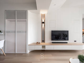 微光寓所, 森叄設計 森叄設計 Scandinavian style living room