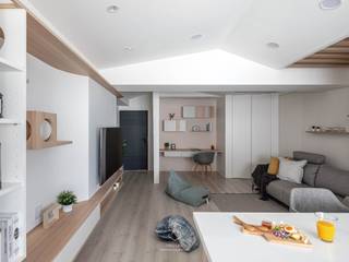 迴, 森叄設計 森叄設計 Scandinavian style living room