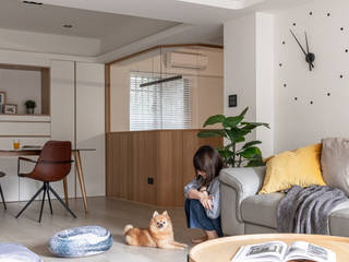 日暮時分, 森叄設計 森叄設計 Scandinavian style living room