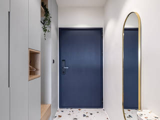 白日夢, 森叄設計 森叄設計 Scandinavian style corridor, hallway& stairs