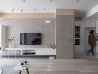 Hygge, 森叄設計 森叄設計 Scandinavian style living room