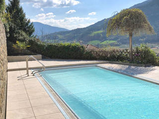 Villa con piscina - Bolzano, Granulati Zandobbio Granulati Zandobbio Mediterrane zwembaden