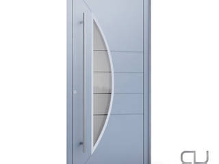 RK EXCLUSIVE DOOR / RK Aluminium / Basic Line, RK Exclusive Doors RK Exclusive Doors Парадні двері Алюміній / цинк Металевий / срібло