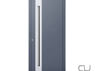 RK EXCLUSIVE DOOR / RK Aluminium / Basic Line, RK Exclusive Doors RK Exclusive Doors Парадні двері Алюміній / цинк Сірий