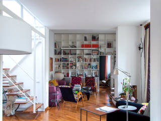 Artigianalità a tutto tondo, OPA Architetti OPA Architetti Modern Living Room White