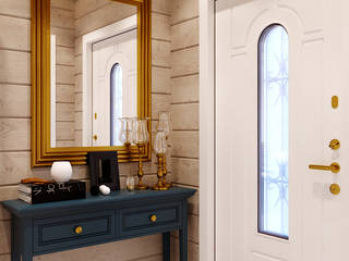 TIMBER HOUSE , AREA² Interior Design AREA² Interior Design Classic style corridor, hallway and stairs