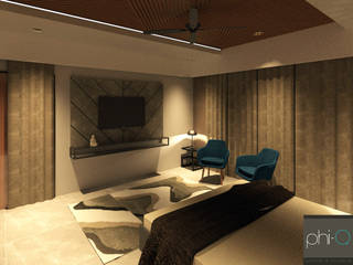 A modern villa at DLF Gardencity, Indore, phiQ architects and consultants phiQ architects and consultants Baños modernos