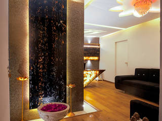 Spa and salon interiors, phiQ architects and consultants phiQ architects and consultants Espaces commerciaux