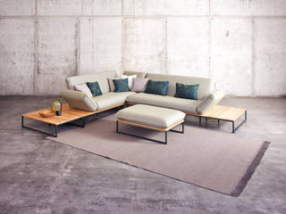 IP Design Sofa Coube Lounge Stoff Grau