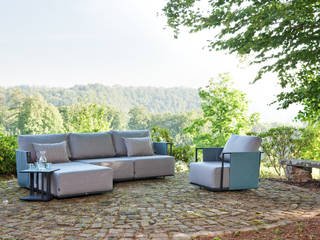 Suite Lounge: elegante Sitzgelegenheit für draußen, Fischer Möbel GmbH Fischer Möbel GmbH Modern Garden Furniture