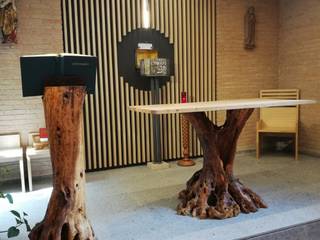 Olive wood altar for church, Radice In Movimento Radice In Movimento ArteEsculturas