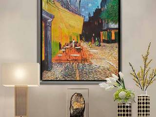 Cuadros decorativos Vincent Van Gogh, cuadros dekorarte cuadros dekorarte Casas modernas Textil Ámbar/Dorado