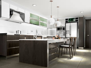 COCINA MAYECURA, AOG AOG Built-in kitchens Plywood Wood effect
