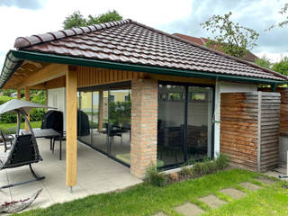 Schiebetür für Gartenhaus in Strengberg - Österreich, Schmidinger Wintergärten, Fenster & Verglasungen Schmidinger Wintergärten, Fenster & Verglasungen Garden Shed