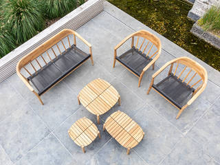 Oasiq Copenhagen Couchtisch, Livarea Livarea Scandinavian style balcony, veranda & terrace Wood Brown Furniture