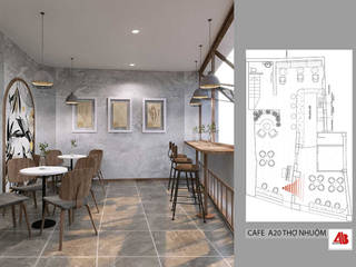 Thiết kế nội thất cafe A20 Thợ Nhuộm, Thiết Kế Nội Thất - ARTBOX Thiết Kế Nội Thất - ARTBOX