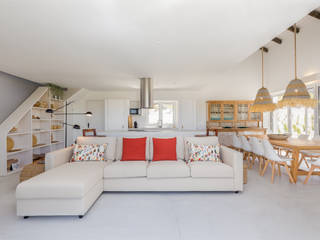 Fotorreportagem de Vila em Comporta, HOUSE PHOTO HOUSE PHOTO Landelijke woonkamers