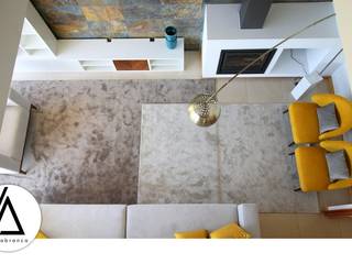 Projeto - Design de Interiores - Sala NR, Areabranca Areabranca ห้องนั่งเล่น