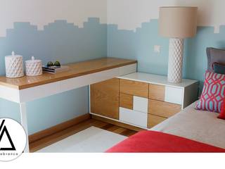 Projeto - Design de Interiores - Quarto de Adolescente - Moradia RN, Areabranca Areabranca Girls Bedroom