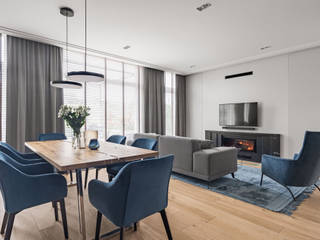DOM MERANO PARK, Anna Serafin Architektura Wnętrz Anna Serafin Architektura Wnętrz Moderne Esszimmer
