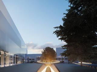 MONUMENTO A LOS HÉROES, ALcuadrado Arquitectos ALcuadrado Arquitectos Commercial spaces کنکریٹ