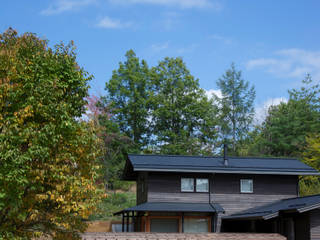 森の見える家, 北村建築設計事務所 北村建築設計事務所 Casas de estilo asiático