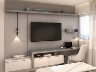 Diseño de Centro de Entretenimiento, Gabriela Afonso Gabriela Afonso Living roomTV stands & cabinets