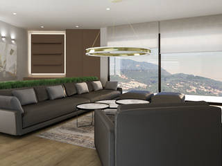 Gramil Interiorismo II - Decoradores y diseñadores de interiores Salas de estar modernas