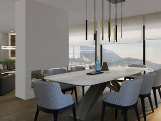 Gramil Interiorismo II - Decoradores y diseñadores de interiores Salas de jantar modernas