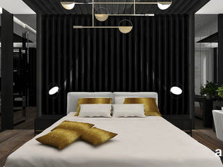 DARK HORSE | Aranżacje sypialni, ARTDESIGN architektura wnętrz ARTDESIGN architektura wnętrz Modern style bedroom