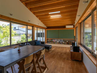 パサージュボタニック, 千田建築設計 千田建築設計 Modern Living Room Wood Wood effect