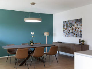 CORE -il centro della casa, giorgio davide manzoni giorgio davide manzoni Modern dining room Wood Wood effect