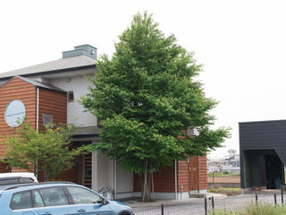 高台の2階リビング, （株）独楽蔵 KOMAGURA （株）独楽蔵 KOMAGURA オリジナルな 家
