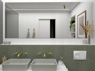 REFORMA BAÑO PRINCIPAL PEQUEÑO, 3m.interiorismo 3m.interiorismo Baños de estilo minimalista