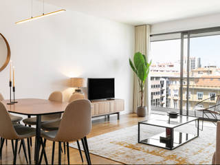 Avenida da Rep´ublica, Hoost - Home Staging Hoost - Home Staging Ruang keluarga: Ide desain interior, inspirasi & gambar
