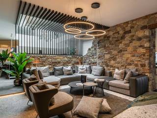 Privathaus Eder, Skapetze Lichtmacher Skapetze Lichtmacher Moderne Wohnzimmer