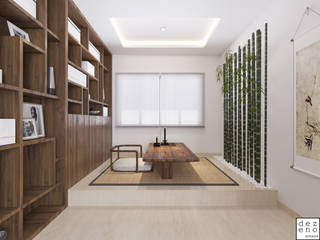 RESIDENTIAL - RIANA GREEN EAST, WANGSA MAJU, Dezeno Sdn Bhd Dezeno Sdn Bhd Oficinas de estilo moderno Contrachapado Beige
