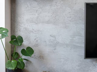 Katarzyna Wnęk Modern Living Room Concrete Grey
