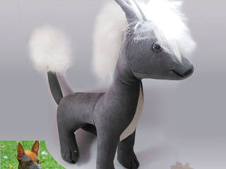 Plush peruvian dog hairless 11″, Peruhand Peruhand Больше комнат Текстиль Янтарный / Золотой